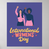 internationales Frauentagesposter Poster (Vorne)