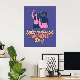 internationales Frauentagesposter Poster