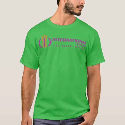 Internationales Hotel - Vintag Las Vegas T-Shirt (Vorderseite)