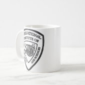 Internationales Institut für Slacker Arts Kaffeetasse (Vorderseite Links)