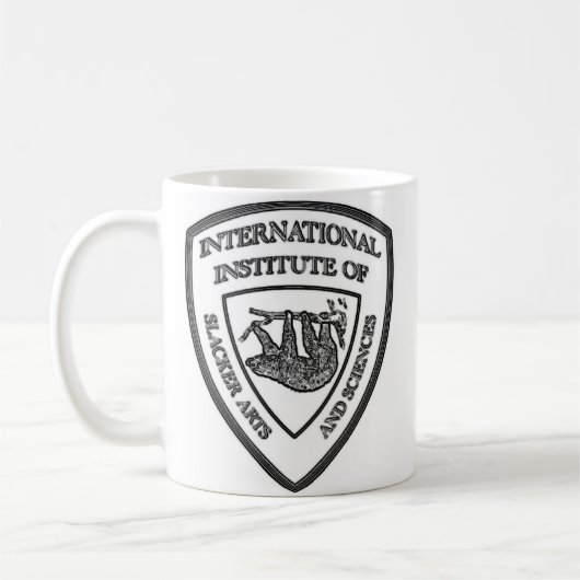 Internationales Institut für Slacker Arts Kaffeetasse (Links)