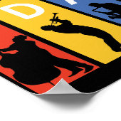 internationales Jazztagposter Poster (Ecke)