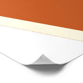 Internationales Kaninchen-Tag-Zeichen Poster (Ecke)