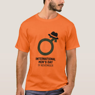 Internationales Männertagsdesign T-Shirt