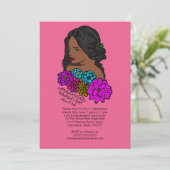 Internationales Party zum Frauentag Einladung (Stehend Vorderseite)