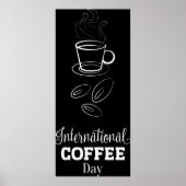 Internationales Poster zum Kaffeetag (Vorne)