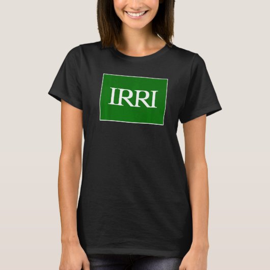 Internationales Reisforschungsinstitut IRRI Flag T-Shirt (Vorderseite)