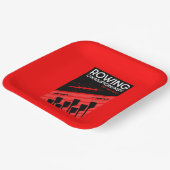 Internationales Rudern Pappteller (Gewinkelt)