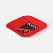 Internationales Rudern Pappteller (Gewinkelt)