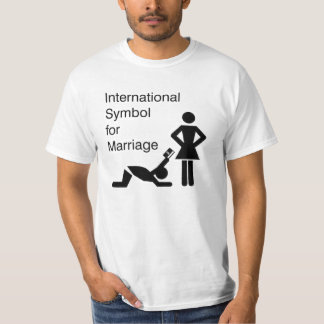 Internationales Symbol für Heirat T-Shirt