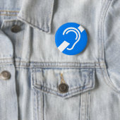 Internationales Symbol für taubes Button (Beispiel)