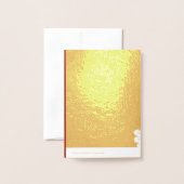 Internationales vietnamesisches Neujahr 2023 Folienkarte (Rückseite mit Umschlag)