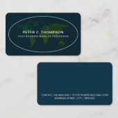 Internationales Weltgeschäft Visitenkarte (Vorne/Hinten)