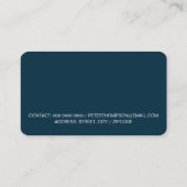 Internationales Weltgeschäft Visitenkarte (Rückseite)