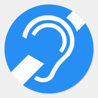 Internationales Zeichen für den Toten Runder Aufkleber