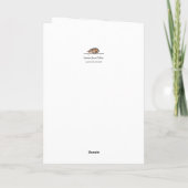 Internationales Zitat zur Geschichte der Frauen Dankeskarte (Rückseite)