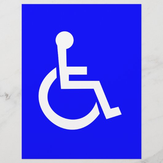 Internationales Zugangszeichen Flyer (Vorne)