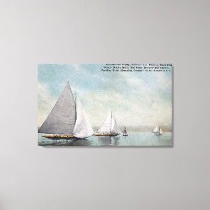 Internat'l Trophäe Dunsmuir Cup-Sieger Leinwanddruck