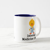 Interne Medizin-Küken-Tasse Zweifarbige Tasse (VorderseiteRechts)