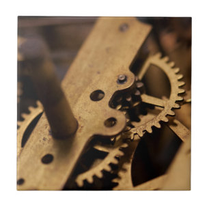 Interne Teile für die antike Uhr Fliese