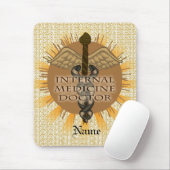 Interner Arzt Caduceus Mousepad (Mit Mouse)