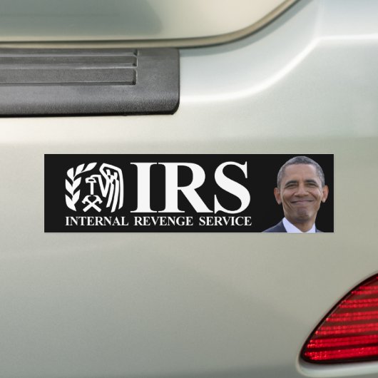 Interner Rache-Service IRS - AntiObama Autoaufkleber (Auf Auto)