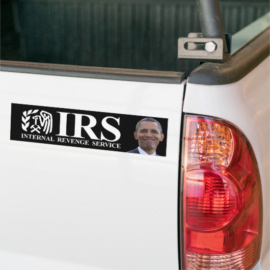 Interner Rache-Service IRS - AntiObama Autoaufkleber (Auf Lkw)