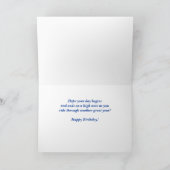 Interner Radlehrer Geburtstag in Beschreibung Karte (Innenseite)