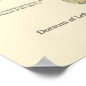 Internes Poster für die Anatomie des Fußes und Knö (Ecke)