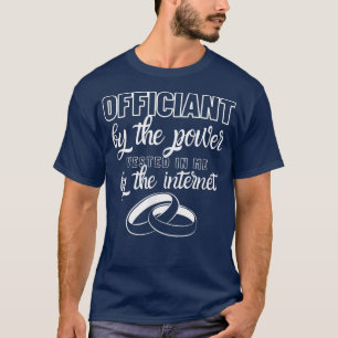 Internet-Abstimmung über Hochzeitsbeamte T-Shirt