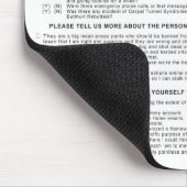 Internet Butthurt Berichtsform Mousepad (Ecke)