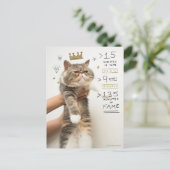 Internet Cat Celeberity Postkarte (Stehend Vorderseite)