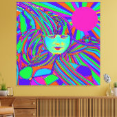 Internet-Computer Leinwanddruck (Insitu (Wohnzimmer))