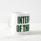 Internet der Dinge Kaffeetasse (Vorderseite Links)