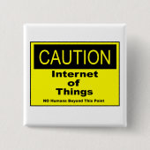 Internet der Dinge - Warnhinweis Button (Vorderseite)