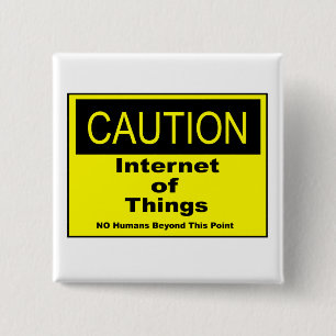 Internet der Dinge - Warnhinweis Button