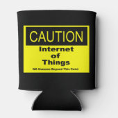 Internet der Dinge - Warnhinweis Dosenkühler (Rückseite)