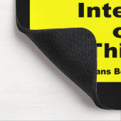 Internet der Dinge - Warnhinweis Mousepad (Ecke)