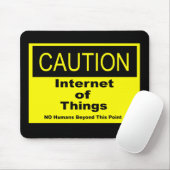 Internet der Dinge - Warnhinweis Mousepad (Mit Mouse)