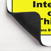 Internet der Dinge - Warnhinweis Mousepad (Ecke)