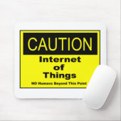 Internet der Dinge - Warnhinweis Mousepad (Mit Mouse)
