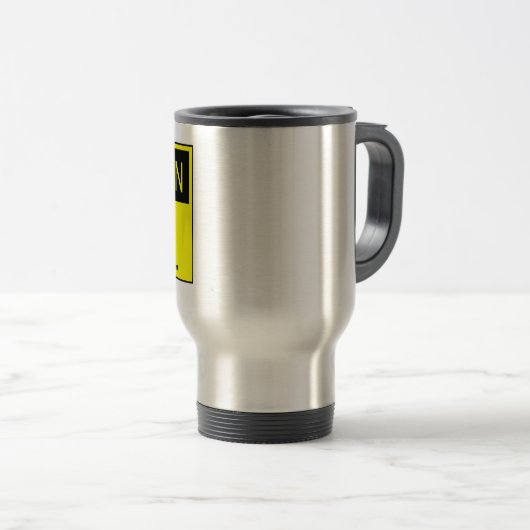 Internet der Dinge - Warnhinweis Reisebecher (VorderseiteRechts)