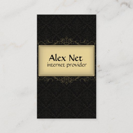 Internet-Dienstanbieter-Visitenkarten Visitenkarte (Vorderseite)