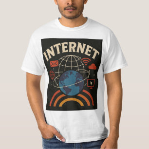 INTERNET: Digital World Graphic T - Shirt