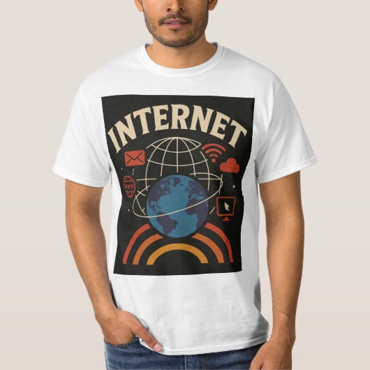 INTERNET: Digital World Graphic T - Shirt (Vorderseite)