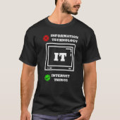 Internet-Dinge Computerprogrammierer Tech Savy IT T-Shirt (Vorderseite)