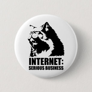 Internet: Ernstes Geschäft (lolcat lustiges Button
