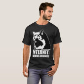 Internet: Ernstes Geschäft (lolcat lustiges T-Shirt (Vorne ganz)