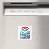 Internet Explorer, WiFi Geschenk Männer Frauen Magnet (In Situ (Geschirrspüler))