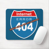 Internet-Fehler 404 Mousepad (Mit Mouse)